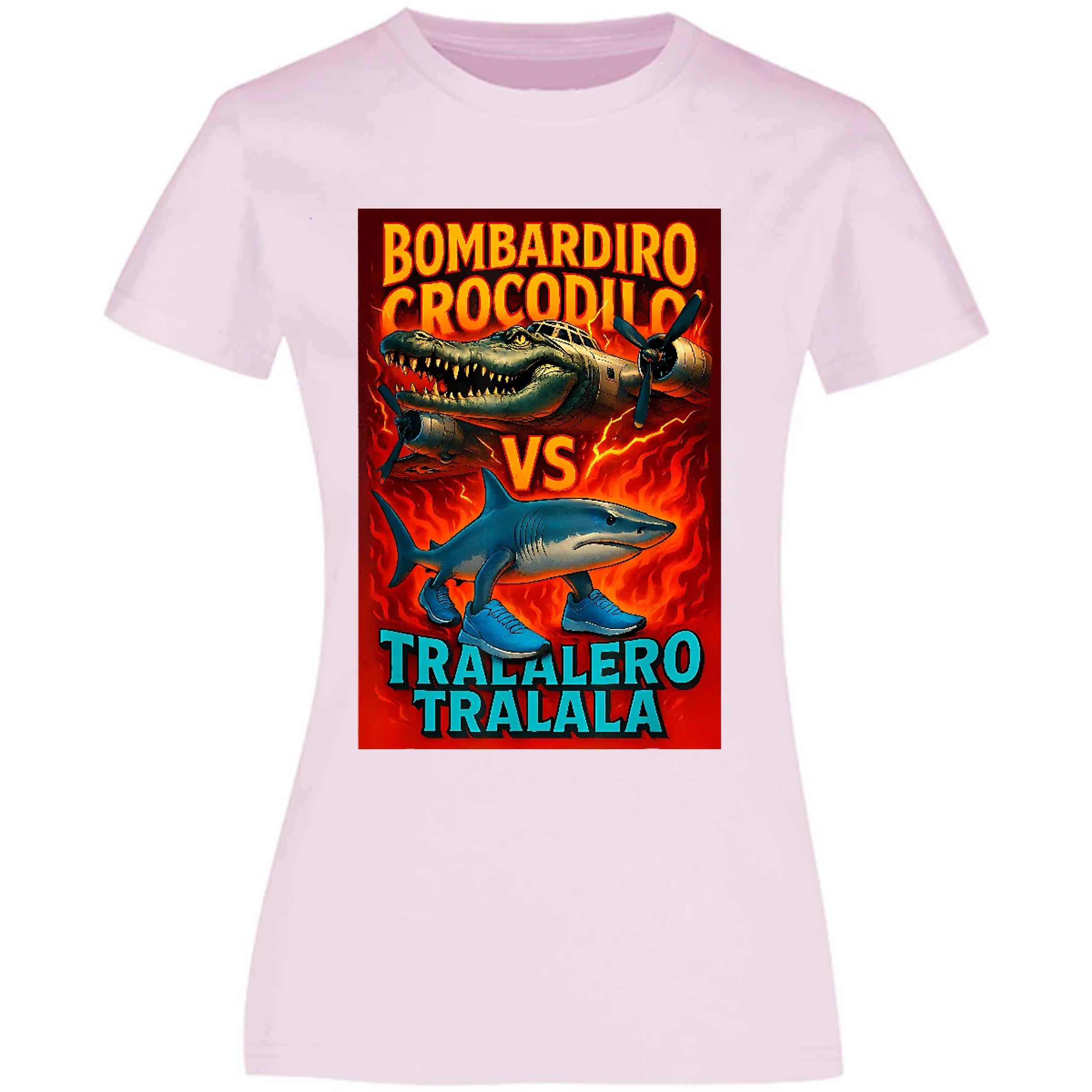 Blusa Memes Bombardiro Crocodilo Blusa para Mujer 13