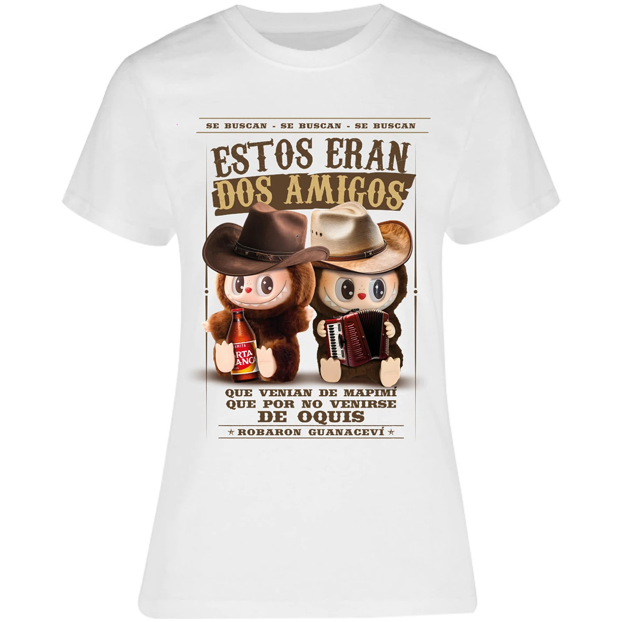 Blusa Labubu Labubus Norteos 2 Amigos Blusa para Mujer 13