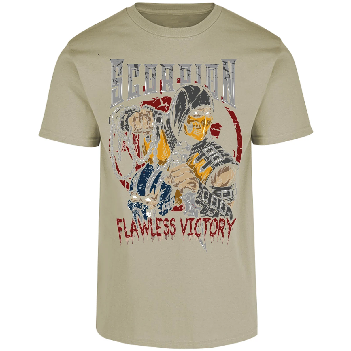 Playera Mortal Kombat Scorpion Mortal Kombat para Adulto 16