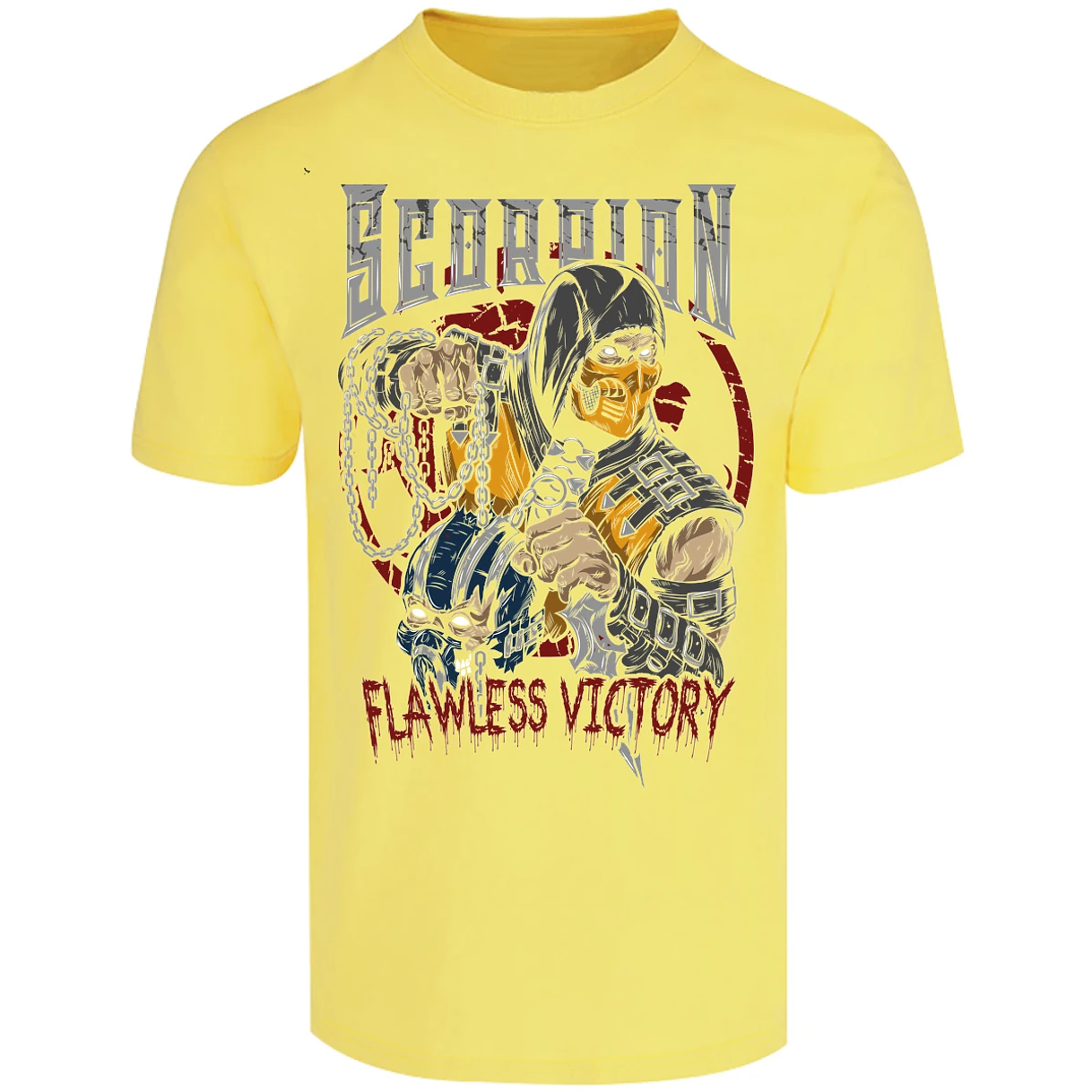 Playera Mortal Kombat Scorpion Mortal Kombat para Adulto 11