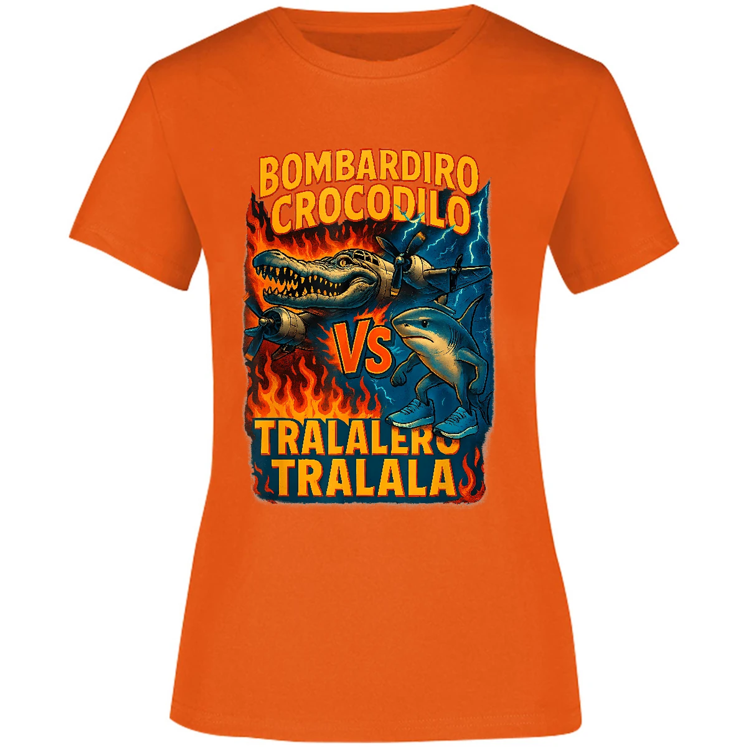 Blusa Memes Bombardiro Crocodilo Tralalero Tralal Blusa para Mujer 5