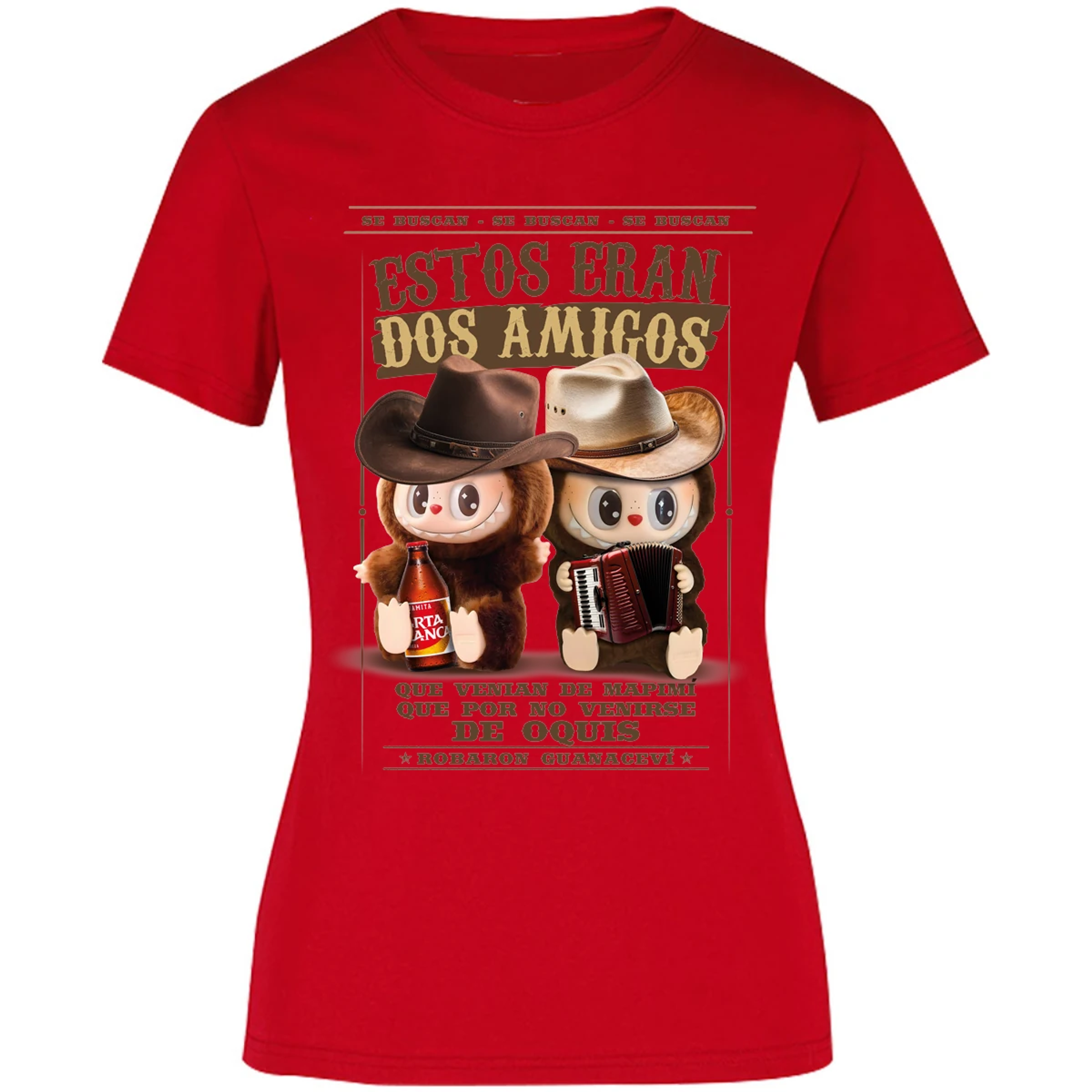 Blusa Labubu Labubus Norteos 2 Amigos Blusa para Mujer 15