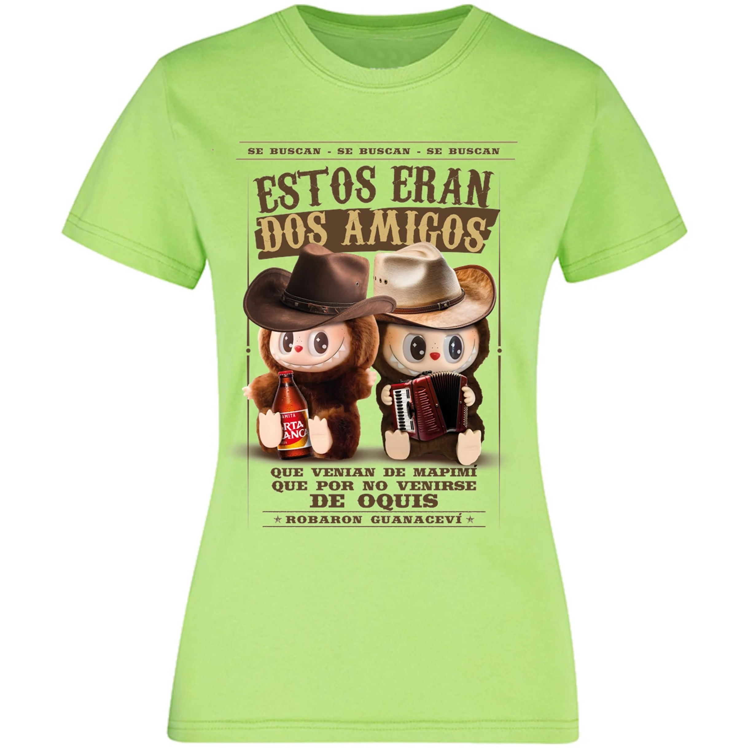 Blusa Labubu Labubus Norteos 2 Amigos Blusa para Mujer 6