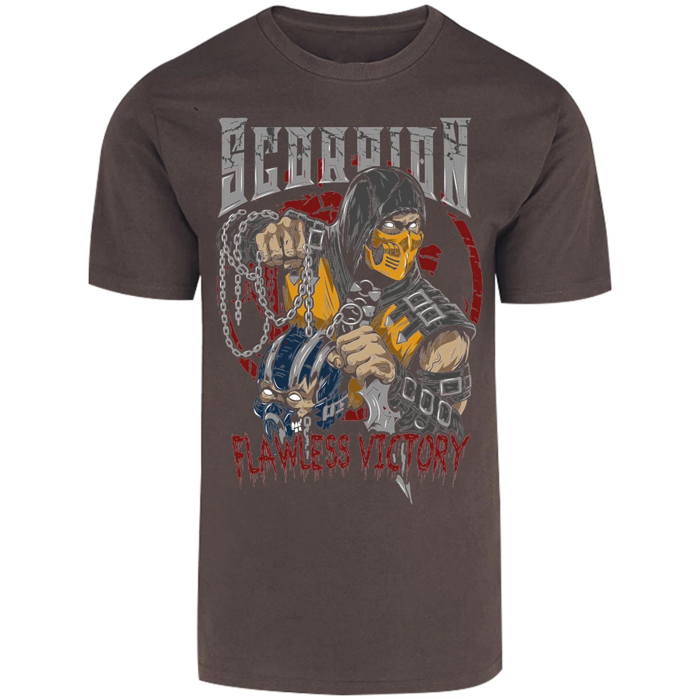 Playera Mortal Kombat Scorpion Mortal Kombat para Adulto 3