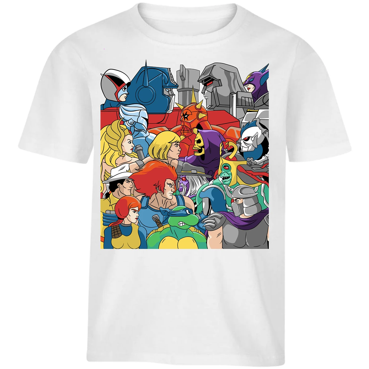 Playera Masters Of The Universe Heroes Y Villanos Retro para Niño 17