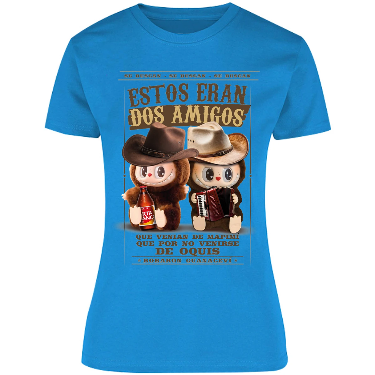 Blusa Labubu Labubus Norteos 2 Amigos Blusa para Mujer 4