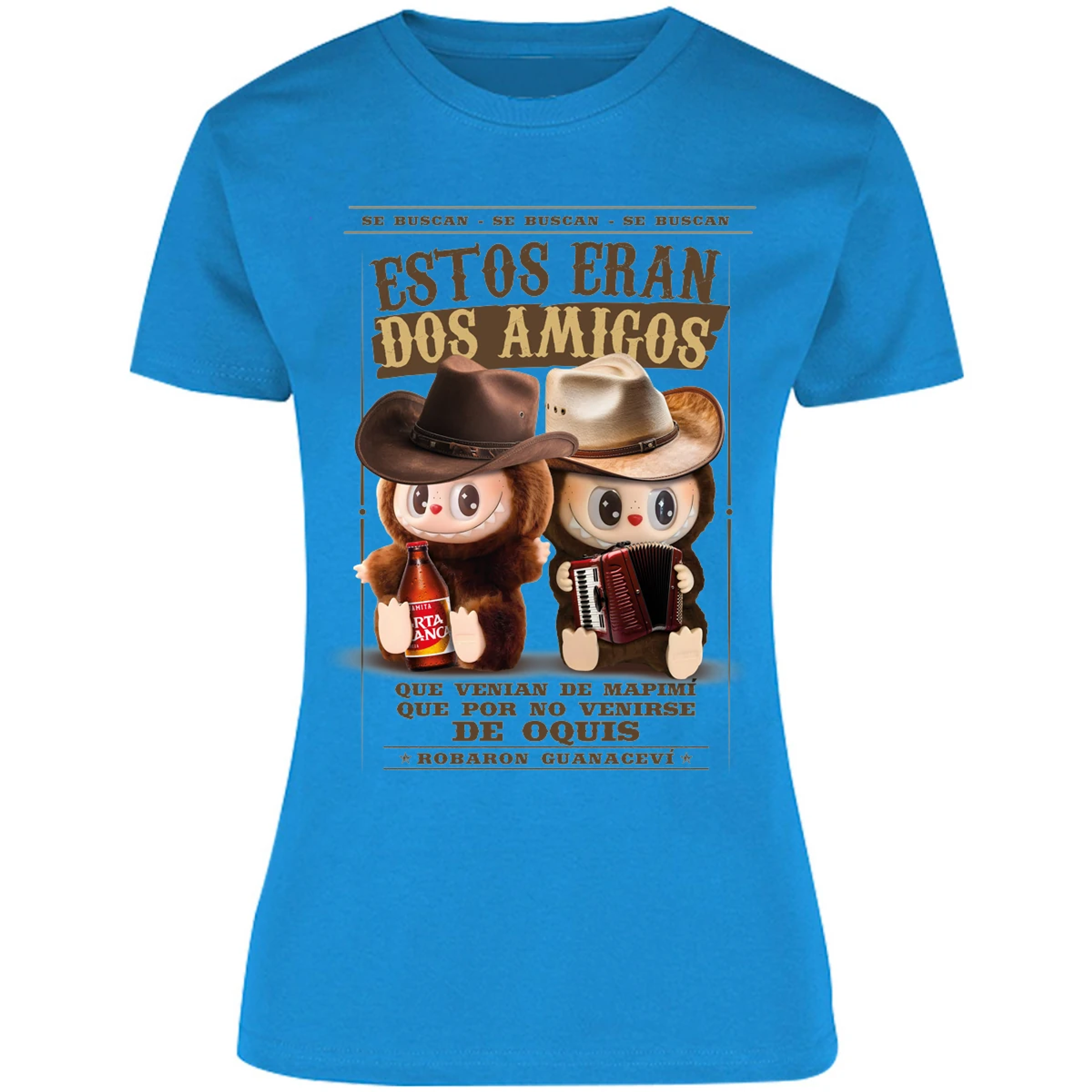 Blusa Labubu Labubus Norteos 2 Amigos Blusa para Mujer 4