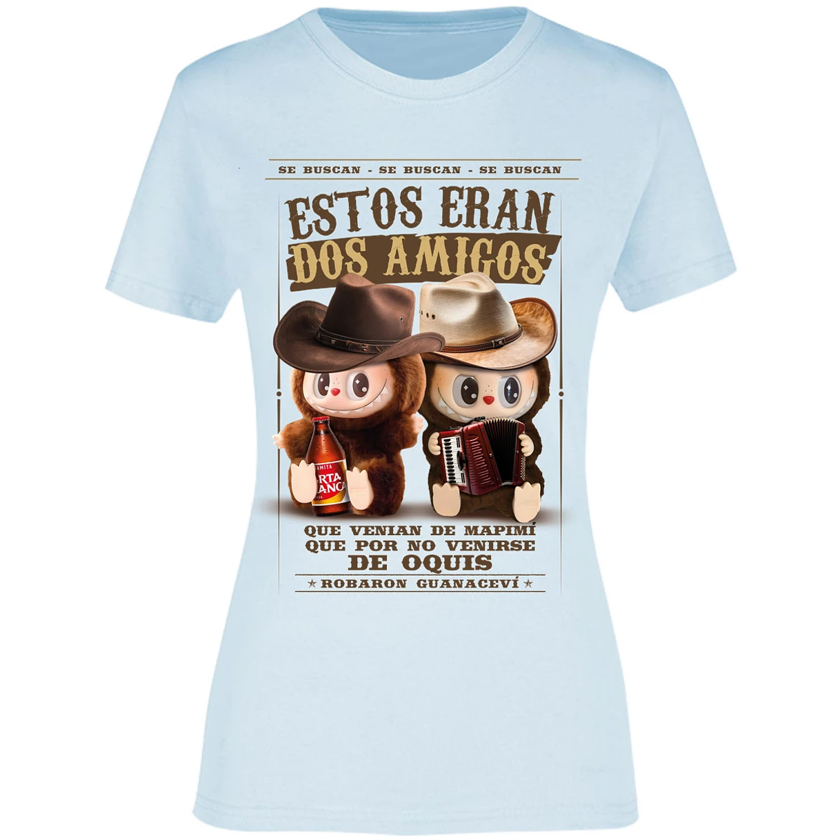 Blusa Labubu Labubus Norteos 2 Amigos Blusa para Mujer 7