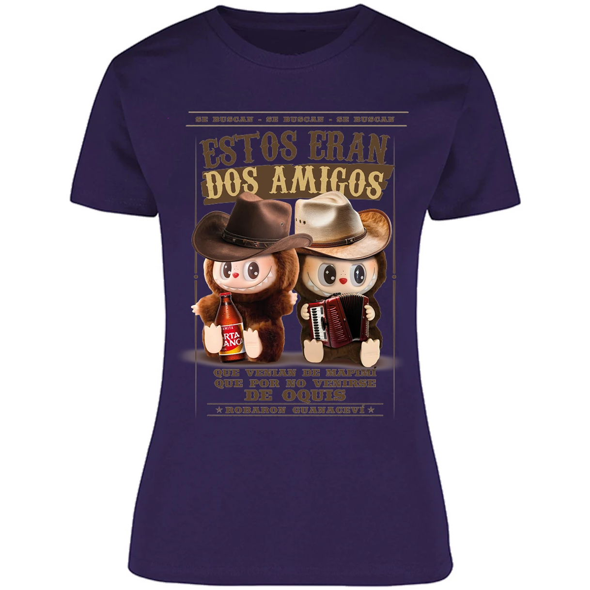 Blusa Labubu Labubus Norteos 2 Amigos Blusa para Mujer 18