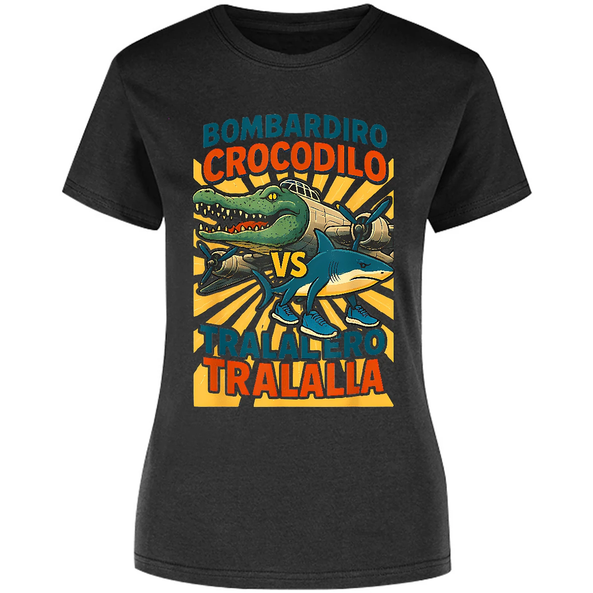 Blusa Memes Bombardiro Vs Tralalero Blusa para Mujer 18