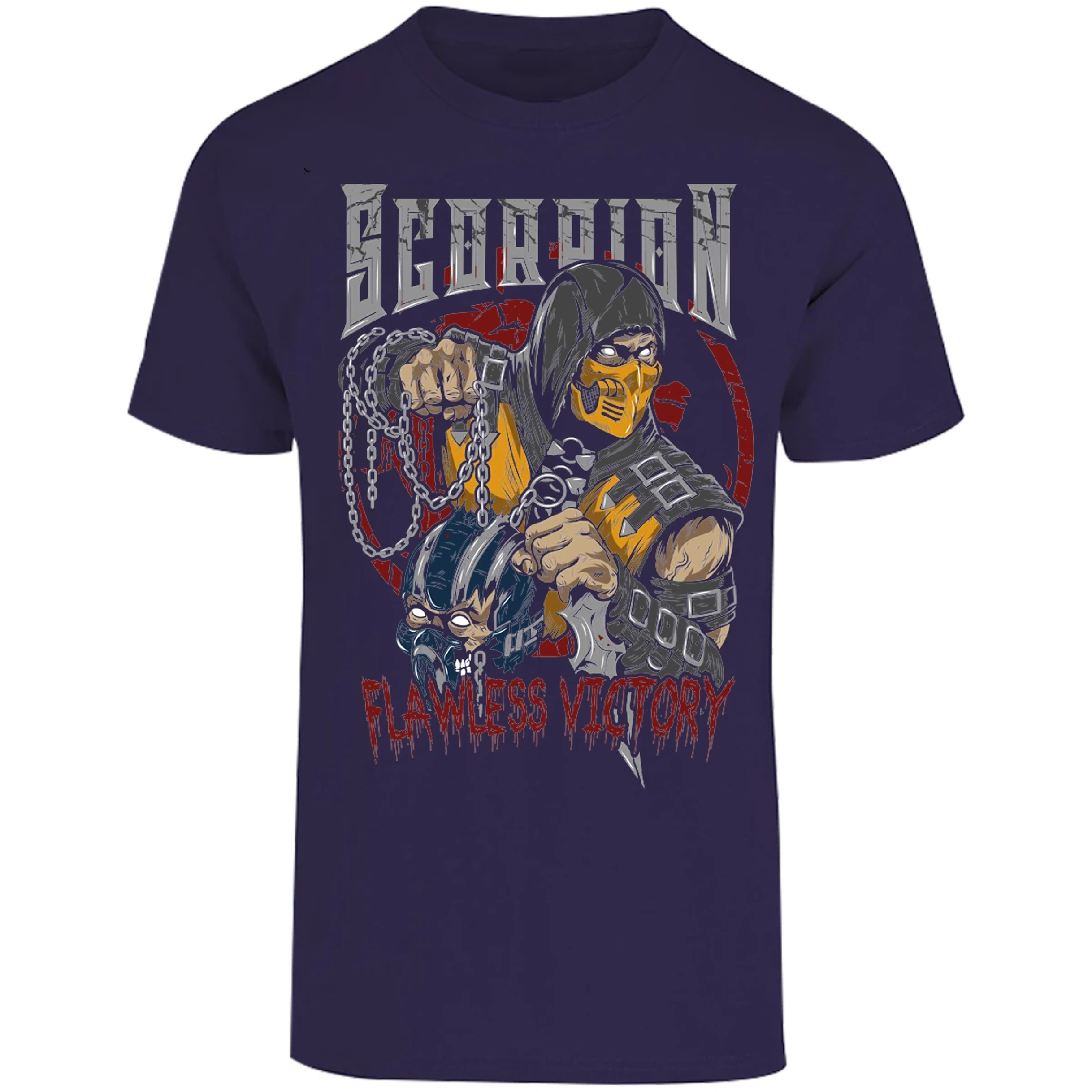 Playera Mortal Kombat Scorpion Mortal Kombat para Adulto 7