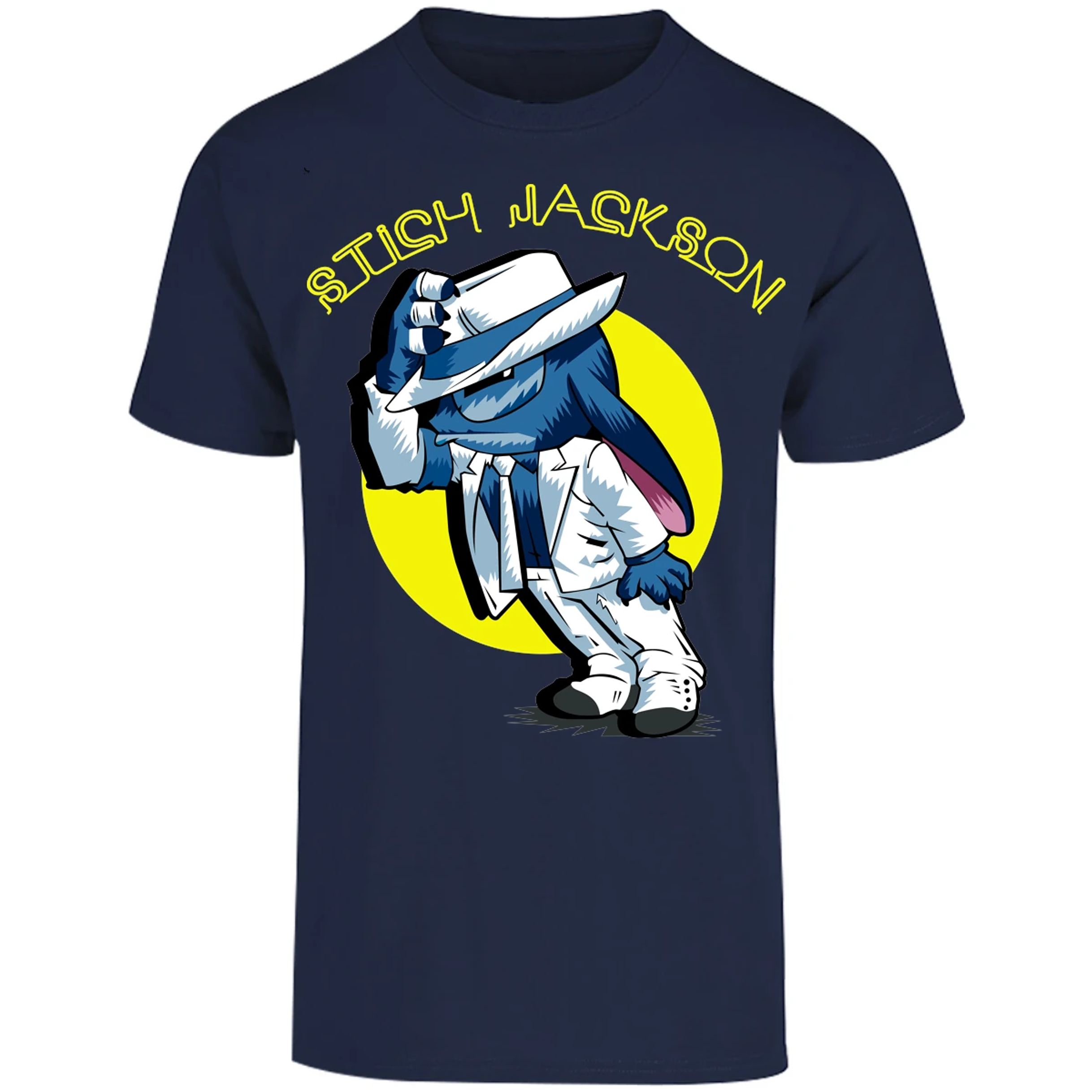 Playera Lilo Y Stitch Stitch Jackson para Adulto 8