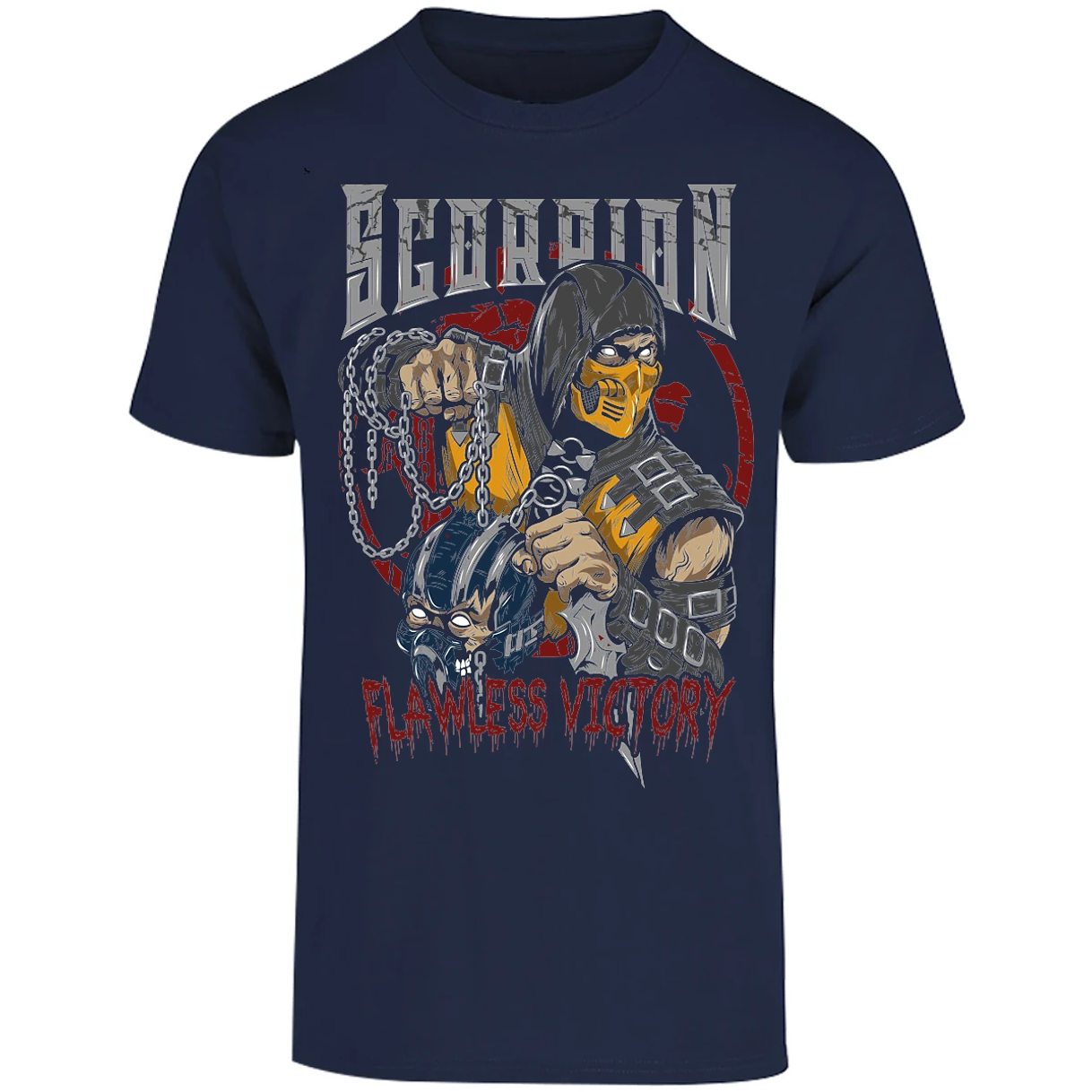 Playera Mortal Kombat Scorpion Mortal Kombat para Adulto 14