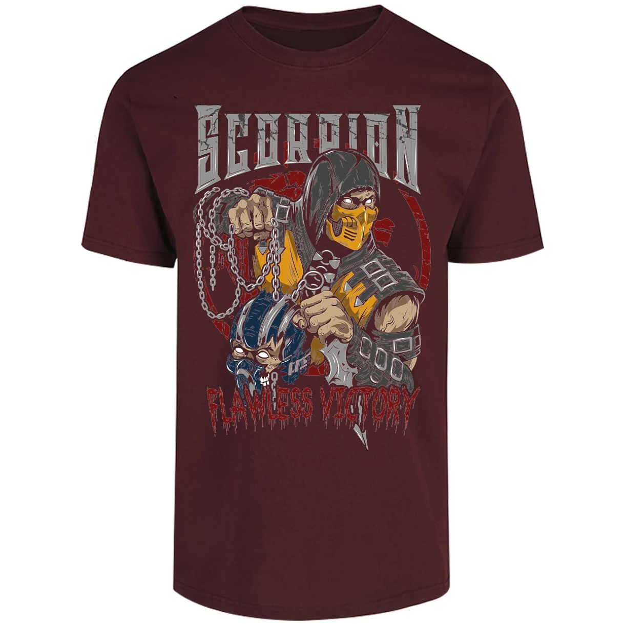 Playera Mortal Kombat Scorpion Mortal Kombat para Adulto 18