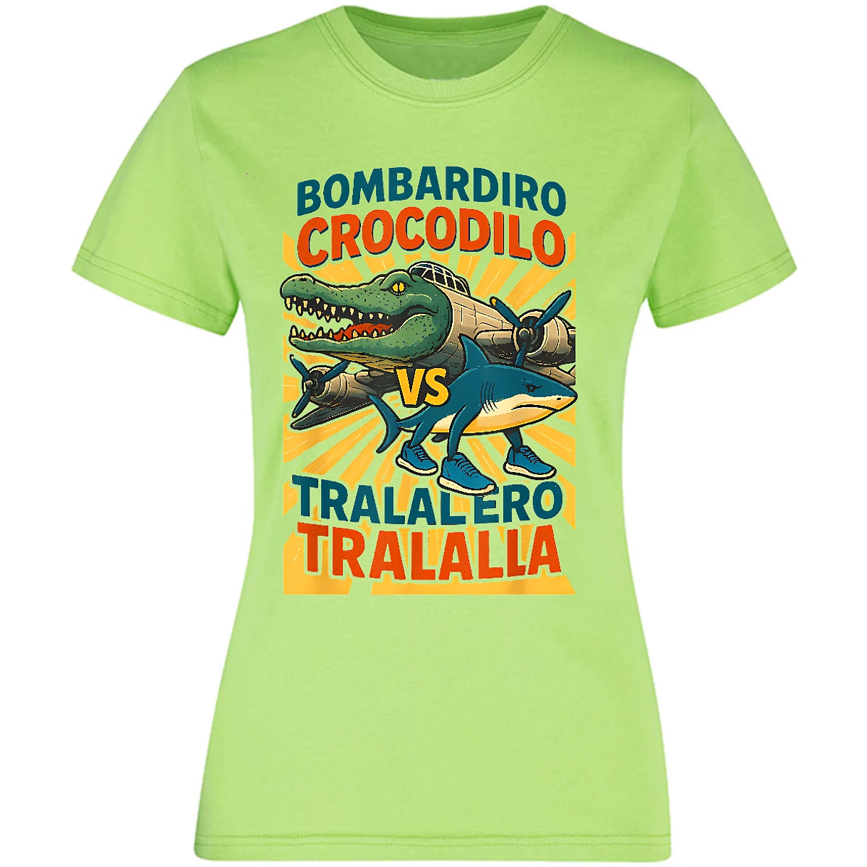 Blusa Memes Bombardiro Vs Tralalero Blusa para Mujer 3