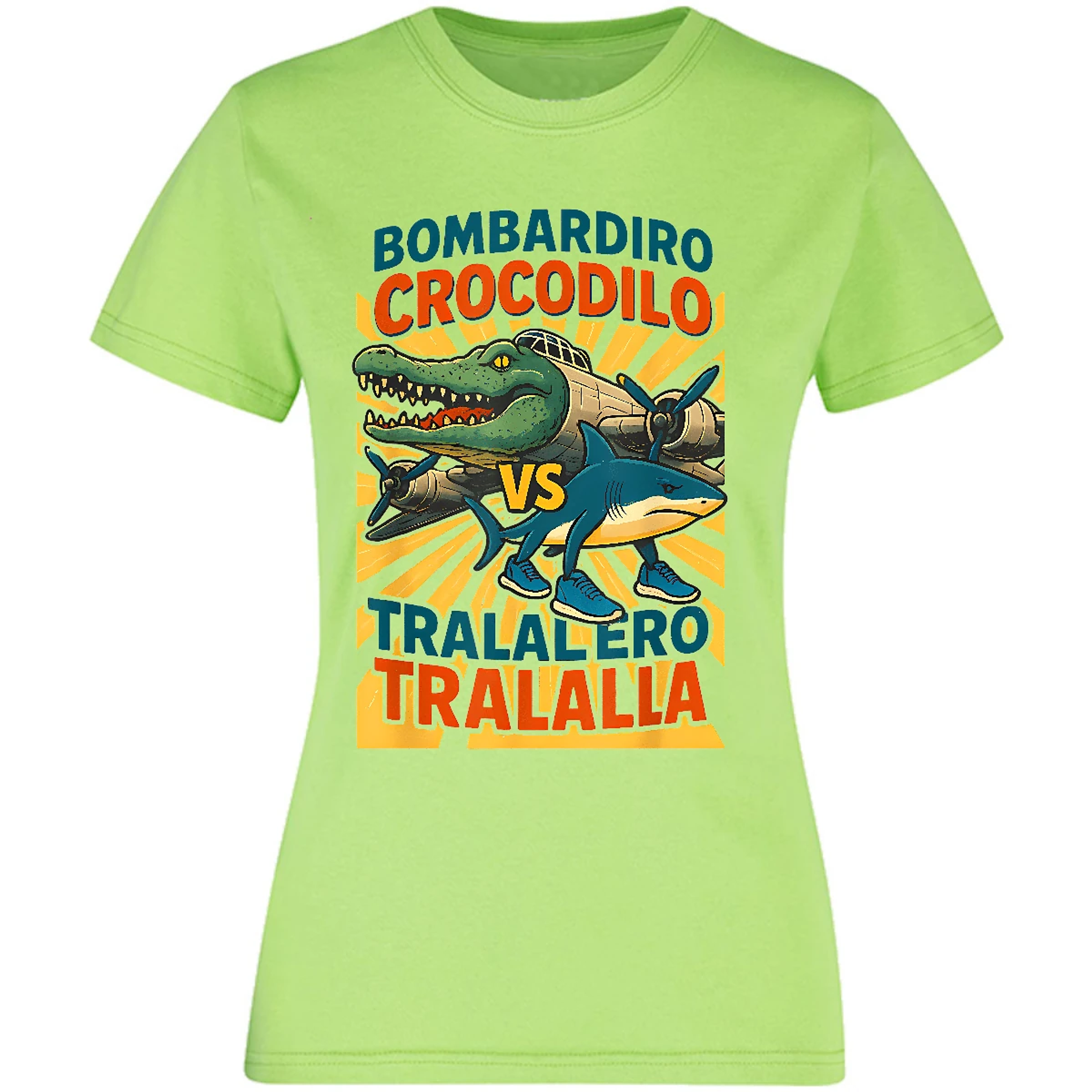Blusa Memes Bombardiro Vs Tralalero Blusa para Mujer 3