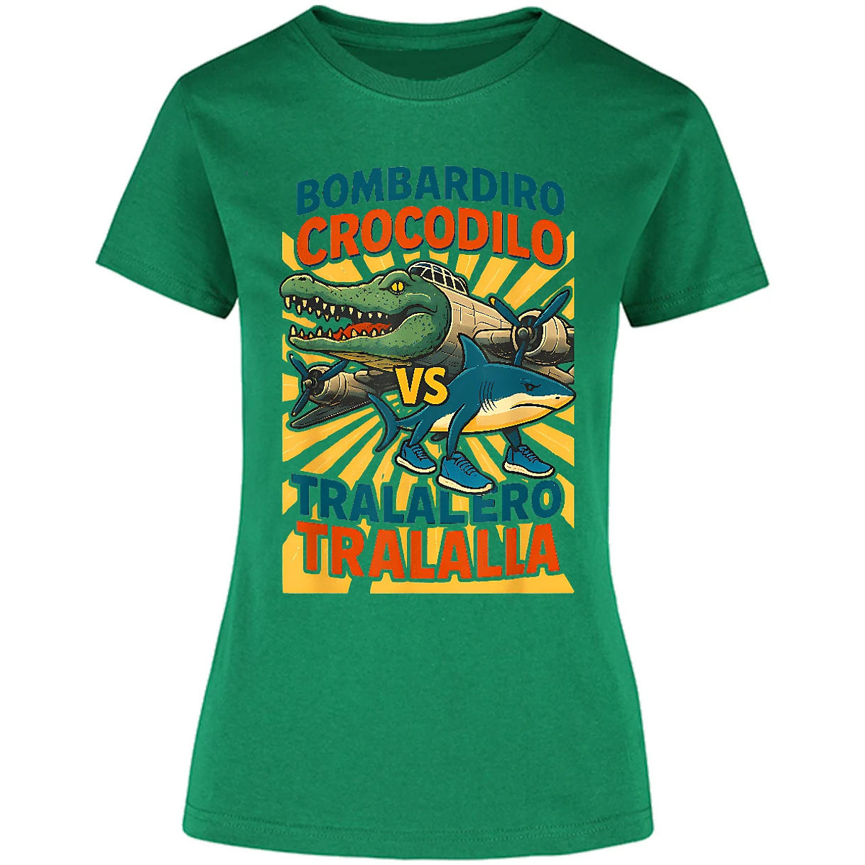 Blusa Memes Bombardiro Vs Tralalero Blusa para Mujer 12