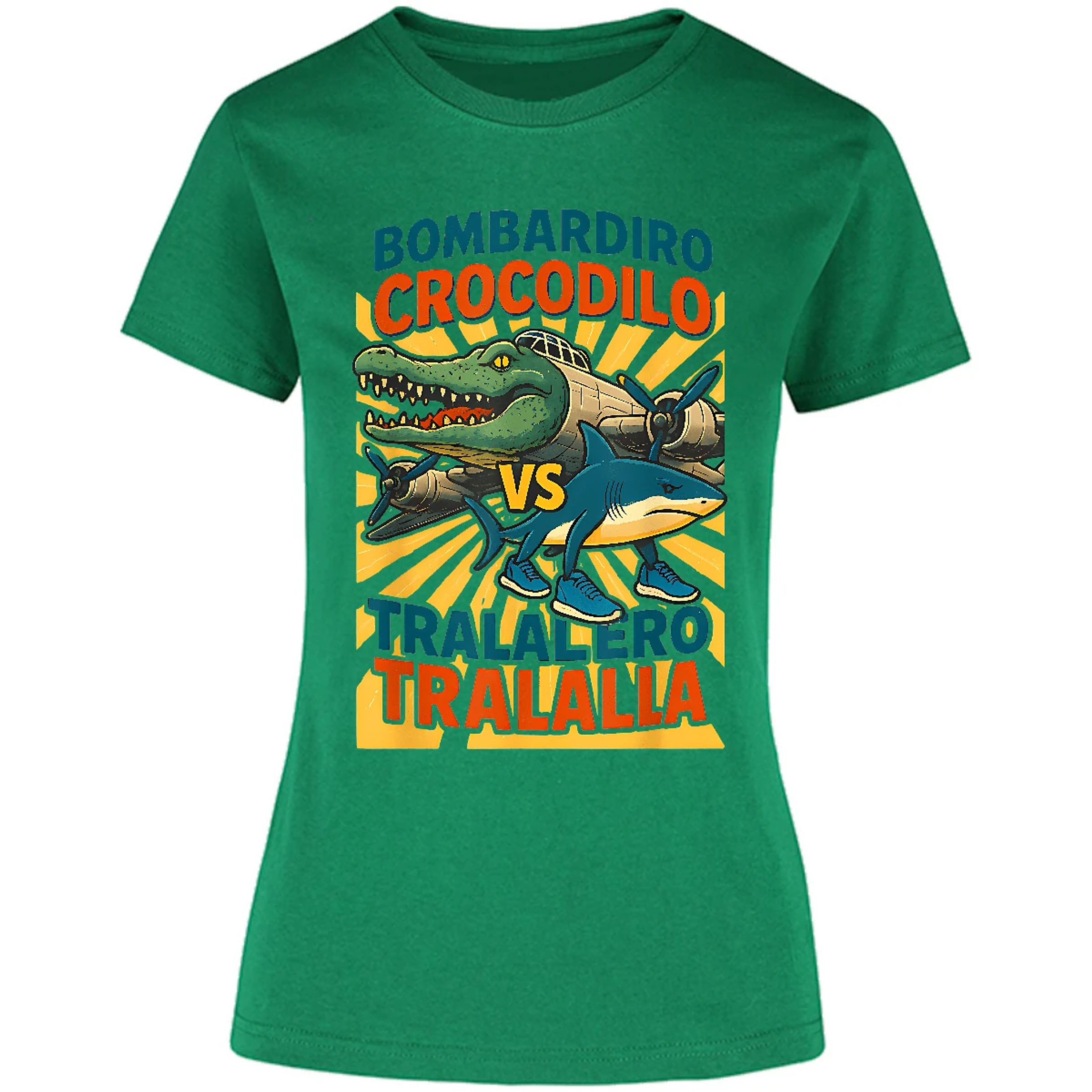 Blusa Memes Bombardiro Vs Tralalero Blusa para Mujer 12