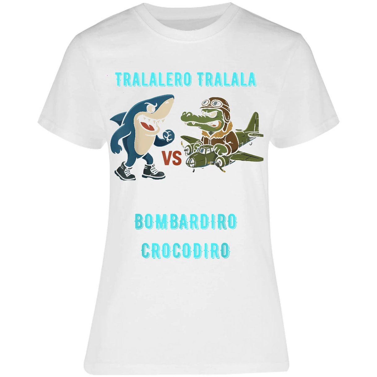 Blusa Memes Bombardiro X Tralalero Blusa para Mujer 3