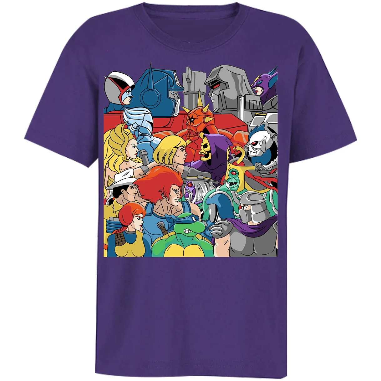 Playera Masters Of The Universe Heroes Y Villanos Retro para Niño 4