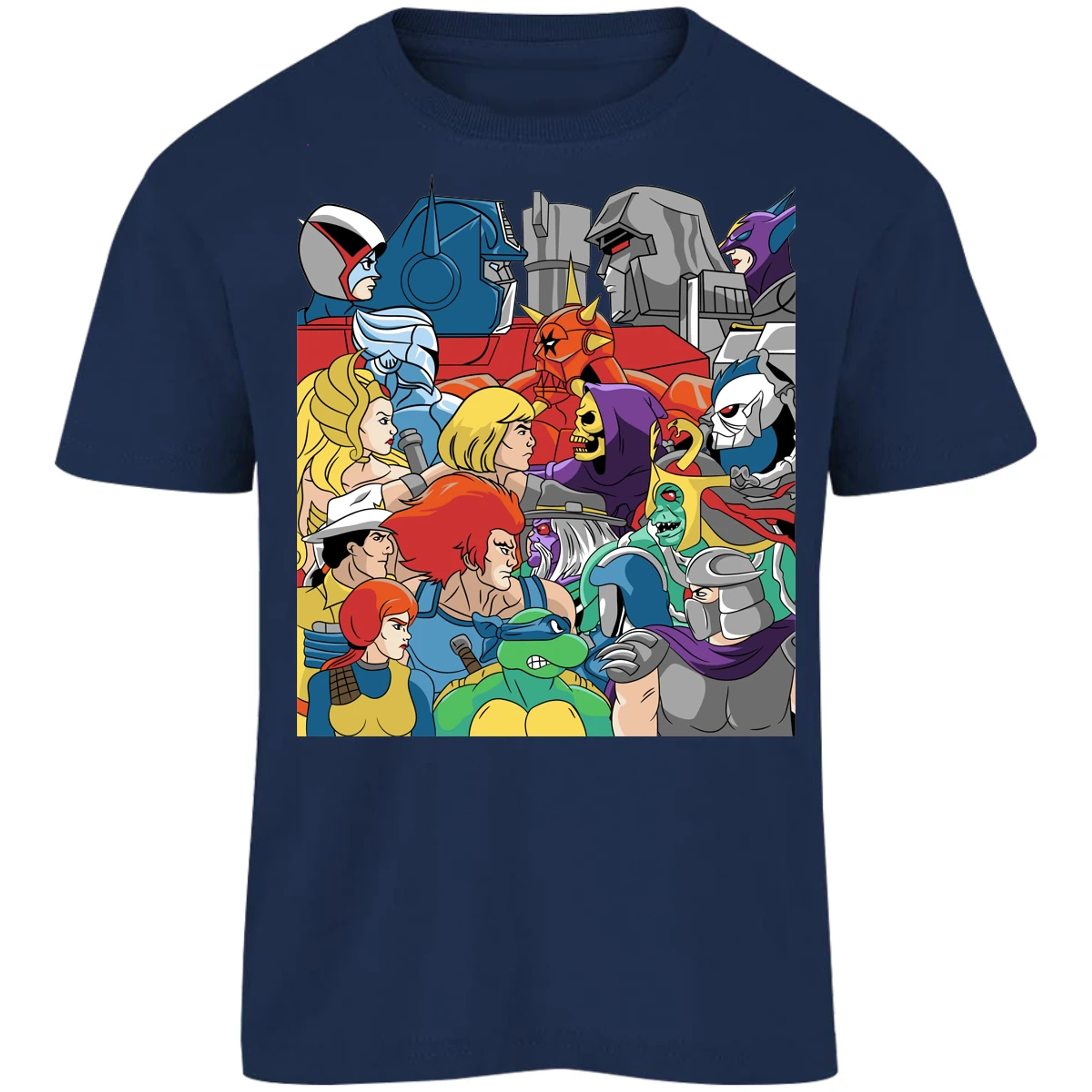 Playera Masters Of The Universe Heroes Y Villanos Retro para Niño 5