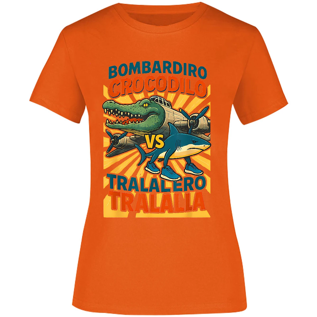 Blusa Memes Bombardiro Vs Tralalero Blusa para Mujer 6