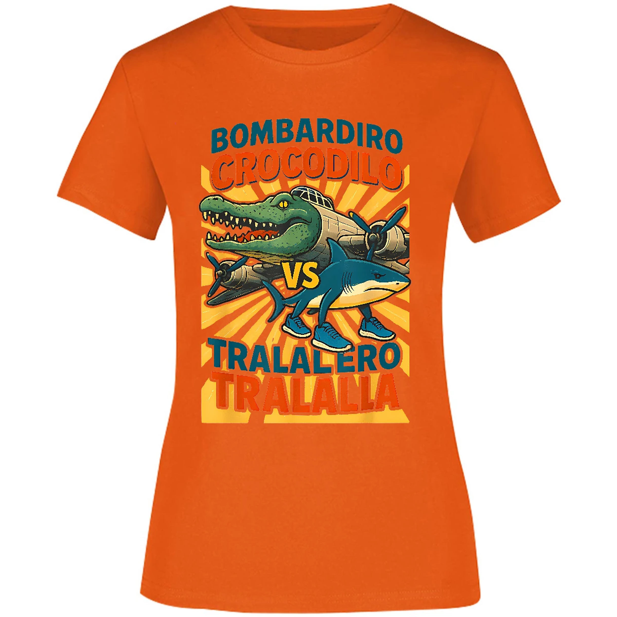 Blusa Memes Bombardiro Vs Tralalero Blusa para Mujer 6