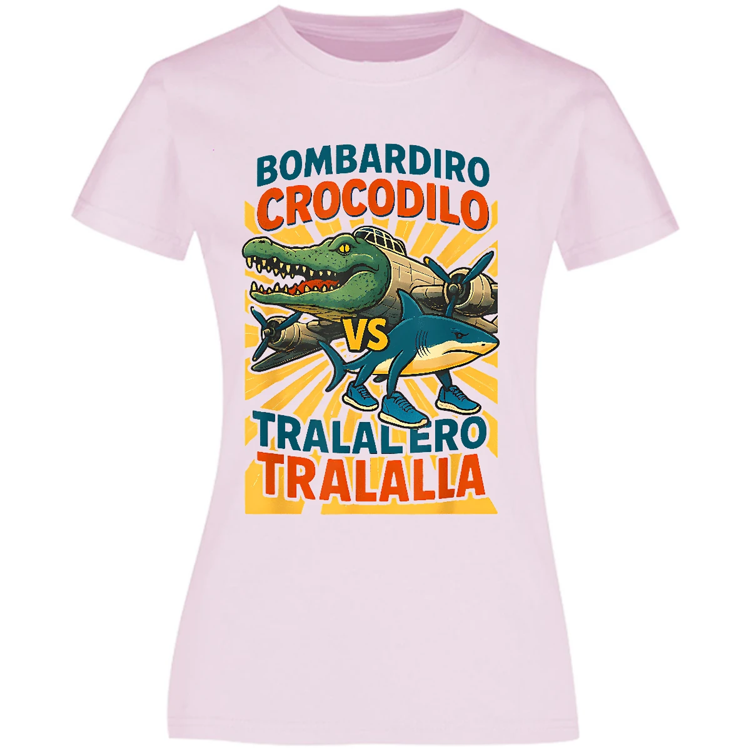 Blusa Memes Bombardiro Vs Tralalero Blusa para Mujer 8