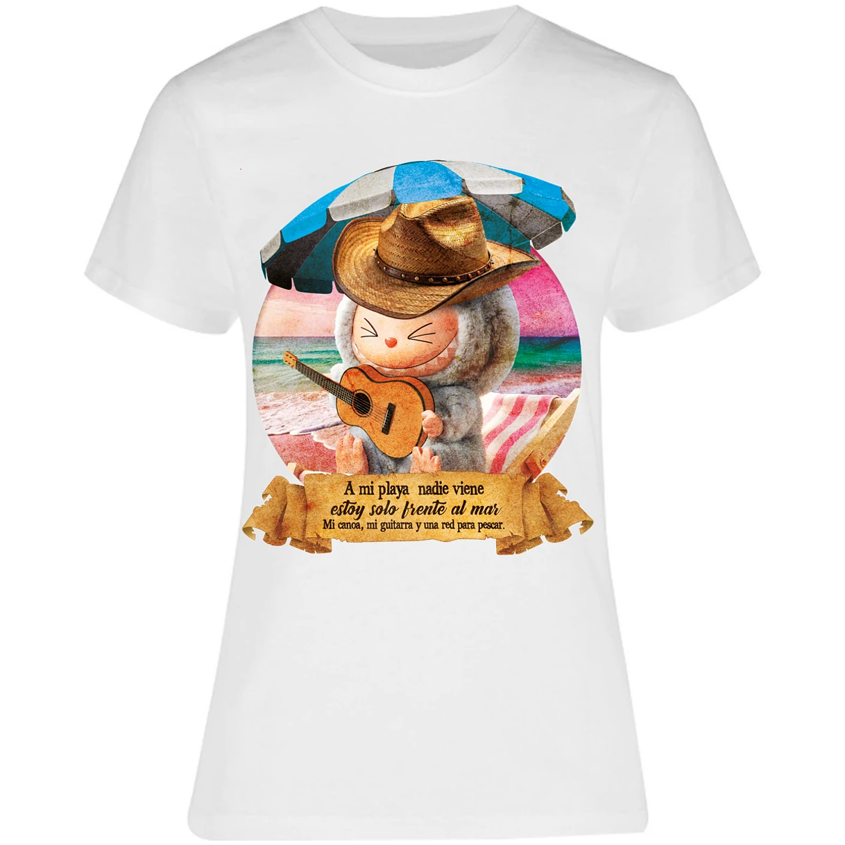 Blusa Labubu Labubus Norteos Mi Playa Blusa para Mujer 2