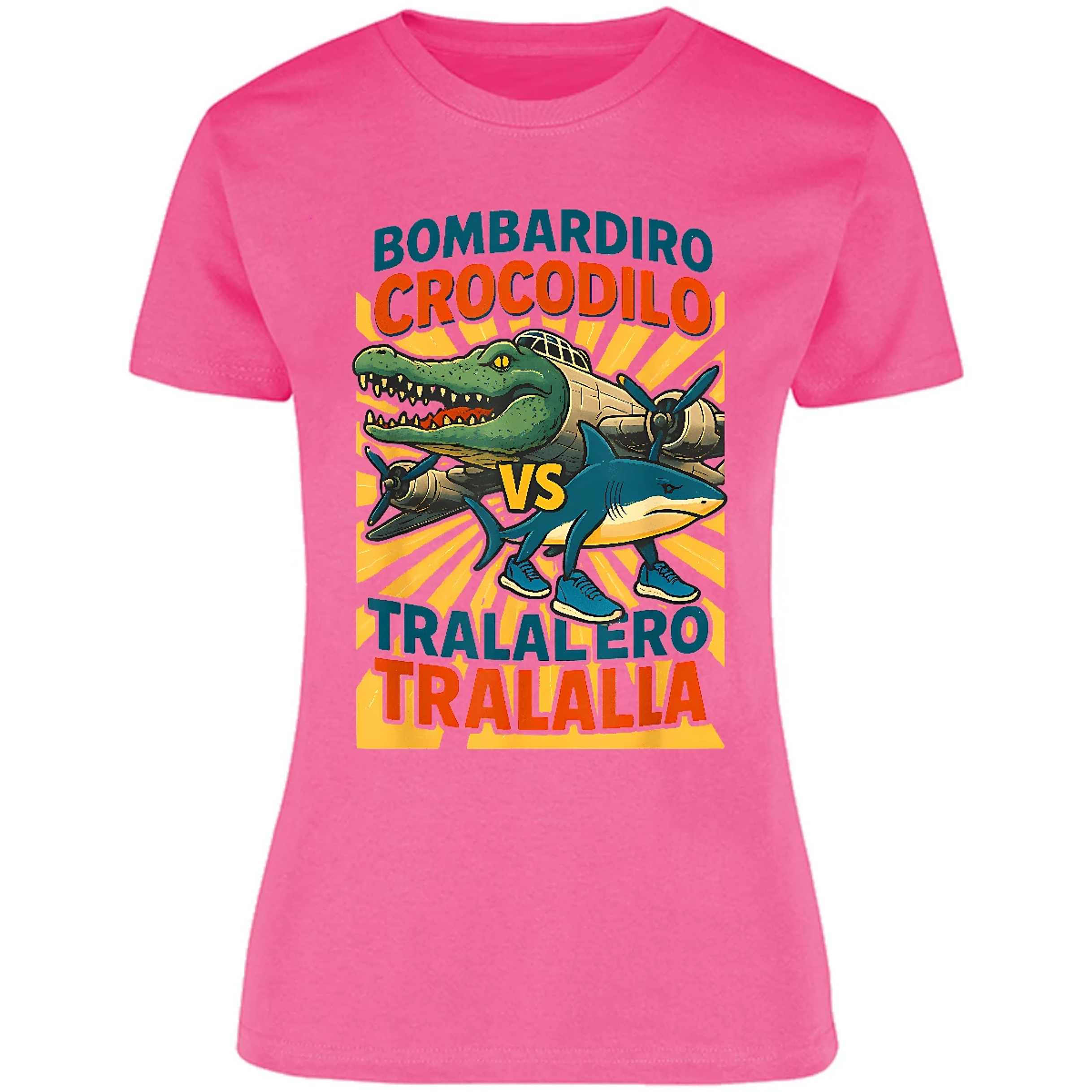 Blusa Memes Bombardiro Vs Tralalero Blusa para Mujer 11