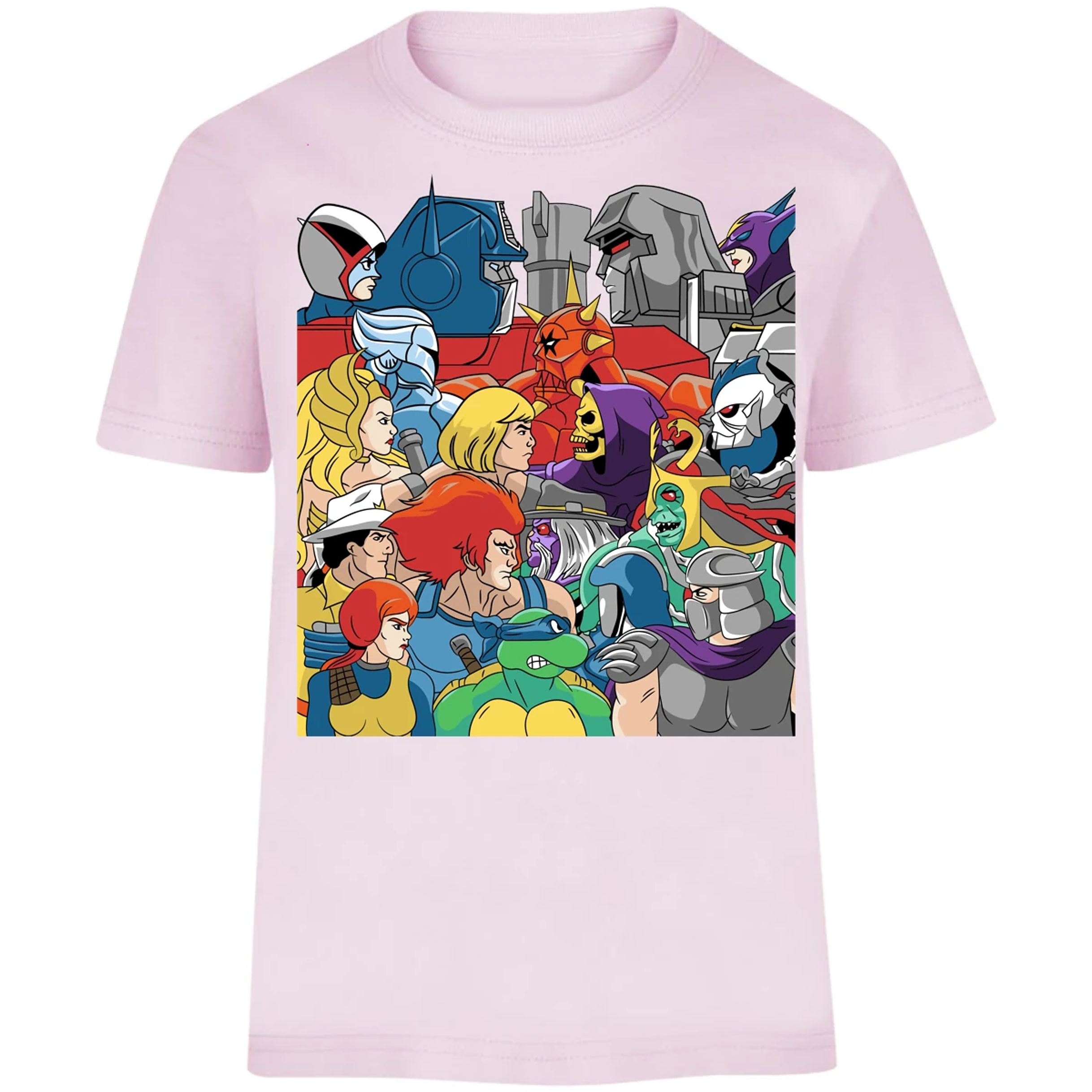 Playera Masters Of The Universe Heroes Y Villanos Retro para Niño 11