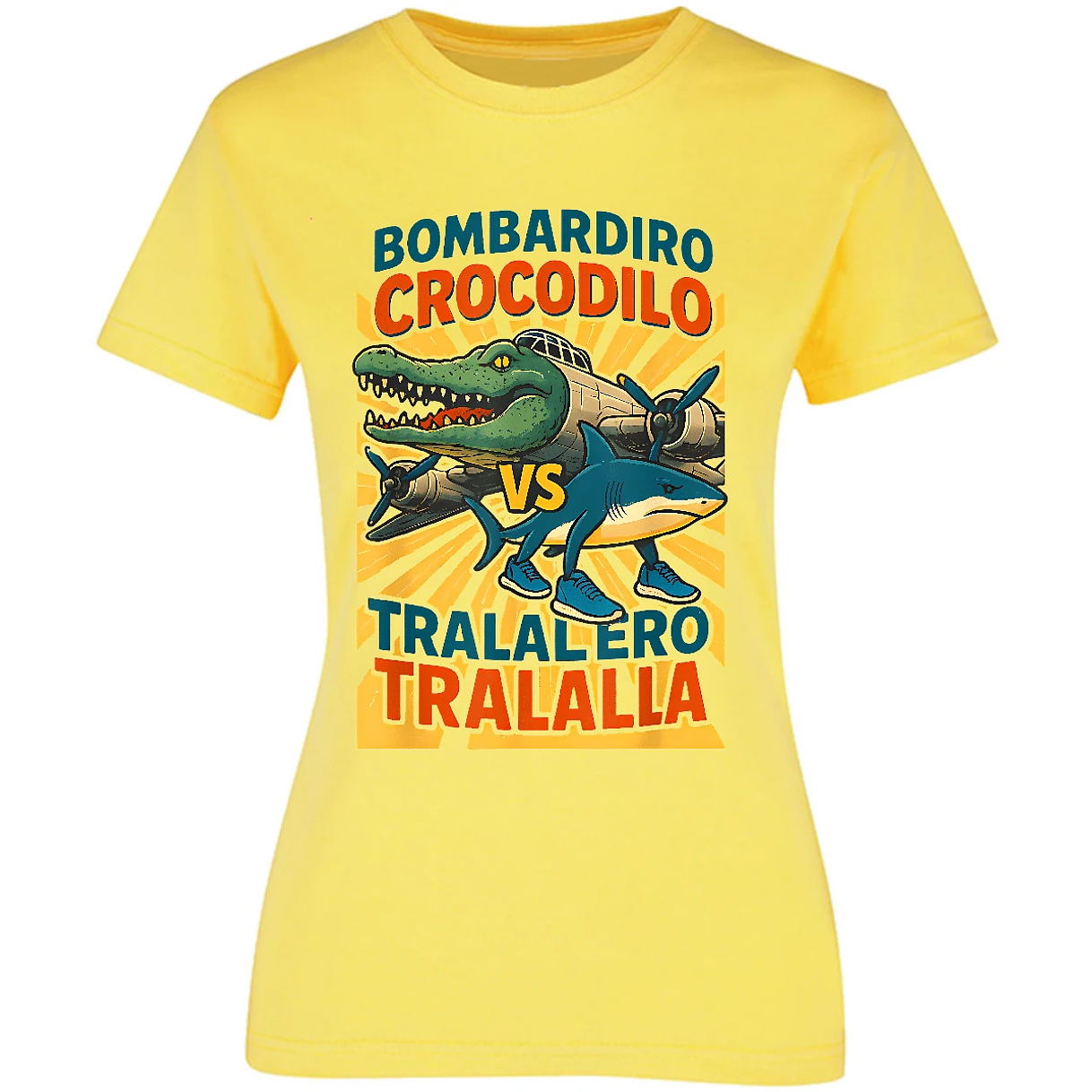 Blusa Memes Bombardiro Vs Tralalero Blusa para Mujer 13