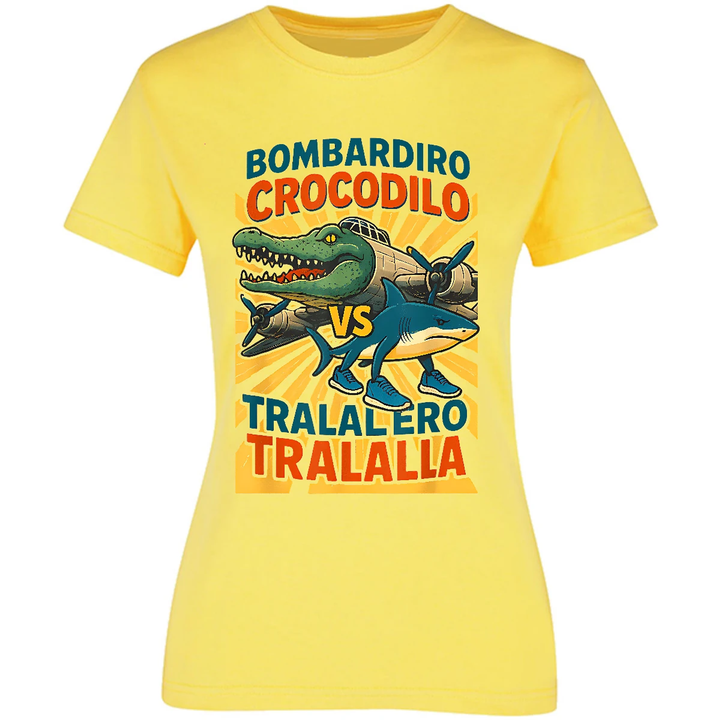 Blusa Memes Bombardiro Vs Tralalero Blusa para Mujer 13