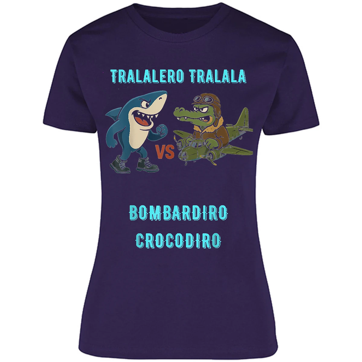 Blusa Memes Bombardiro X Tralalero Blusa para Mujer 1