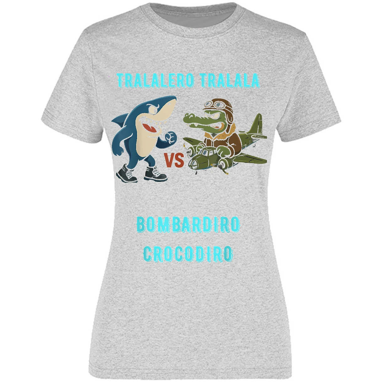 Blusa Memes Bombardiro X Tralalero Blusa para Mujer 6