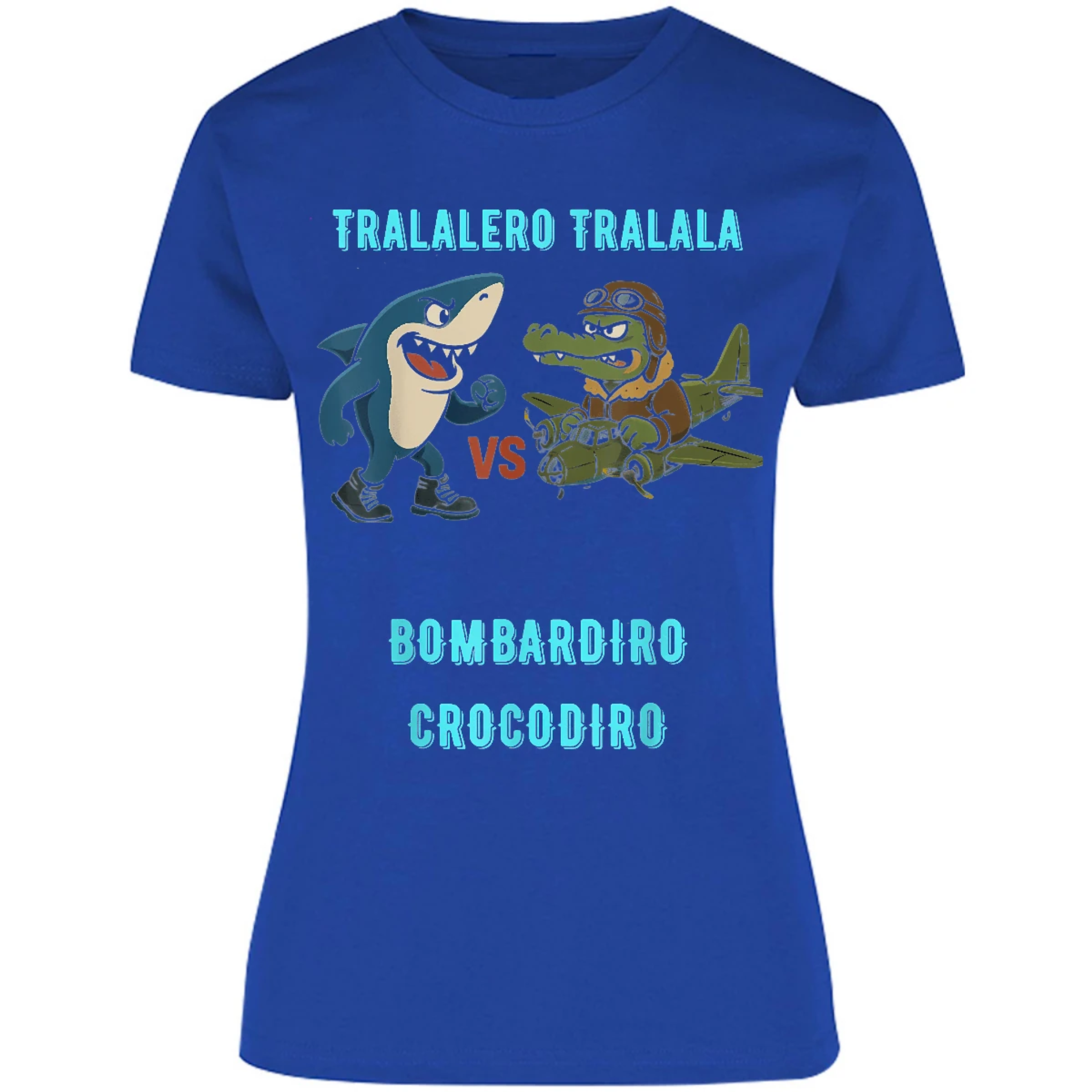 Blusa Memes Bombardiro X Tralalero Blusa para Mujer 7