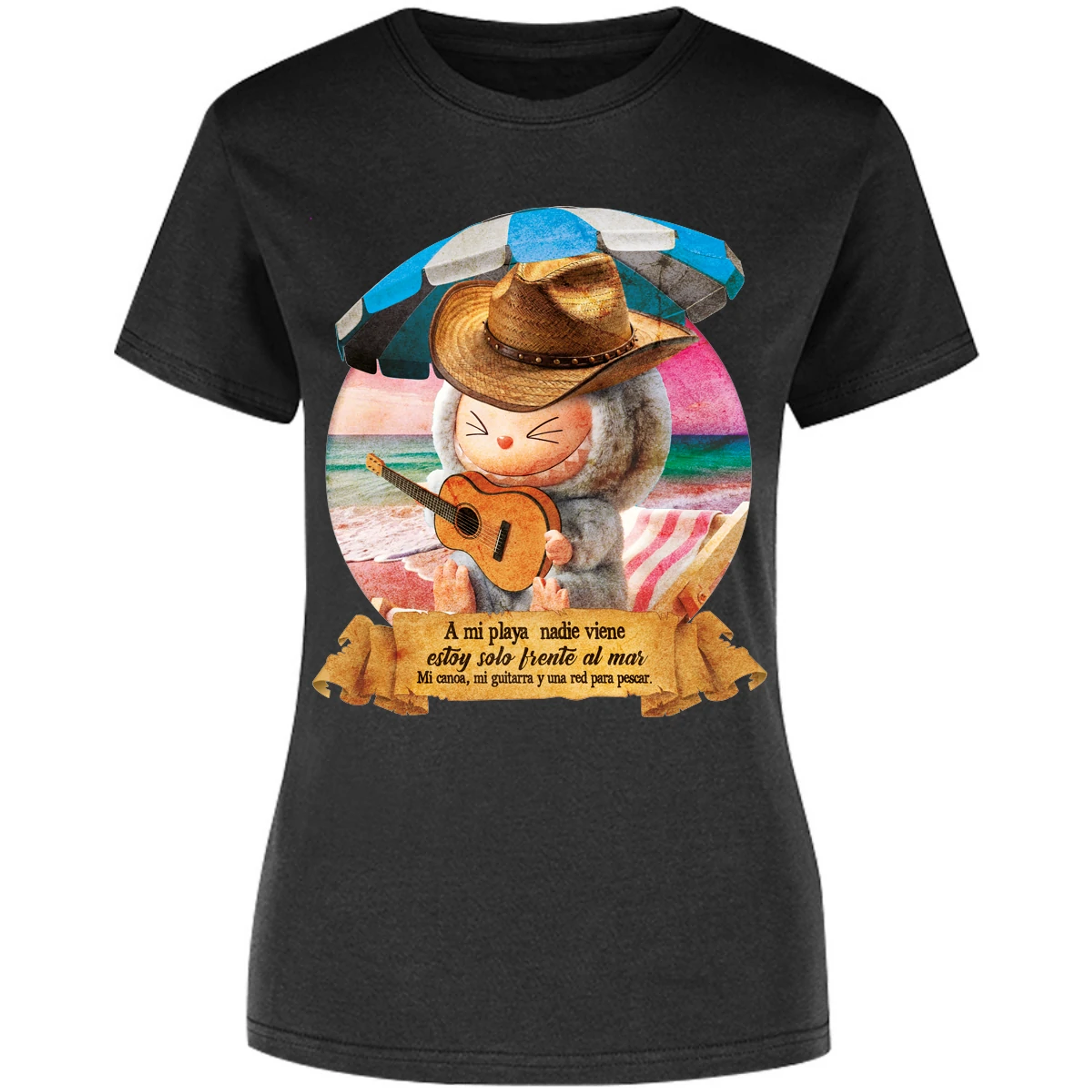 Blusa Labubu Labubus Norteos Mi Playa Blusa para Mujer 6