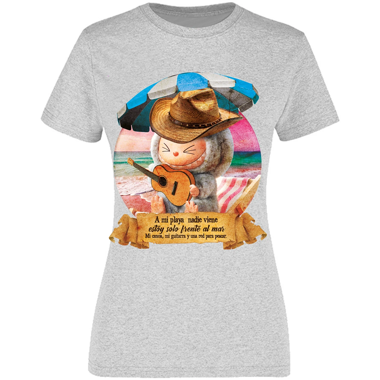 Blusa Labubu Labubus Norteos Mi Playa Blusa para Mujer 16