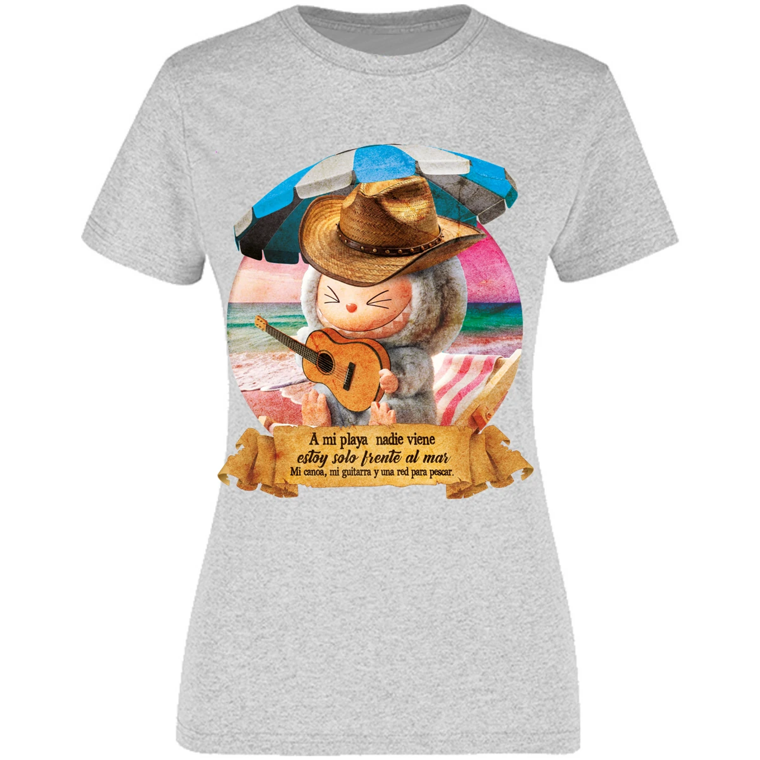 Blusa Labubu Labubus Norteos Mi Playa Blusa para Mujer 16