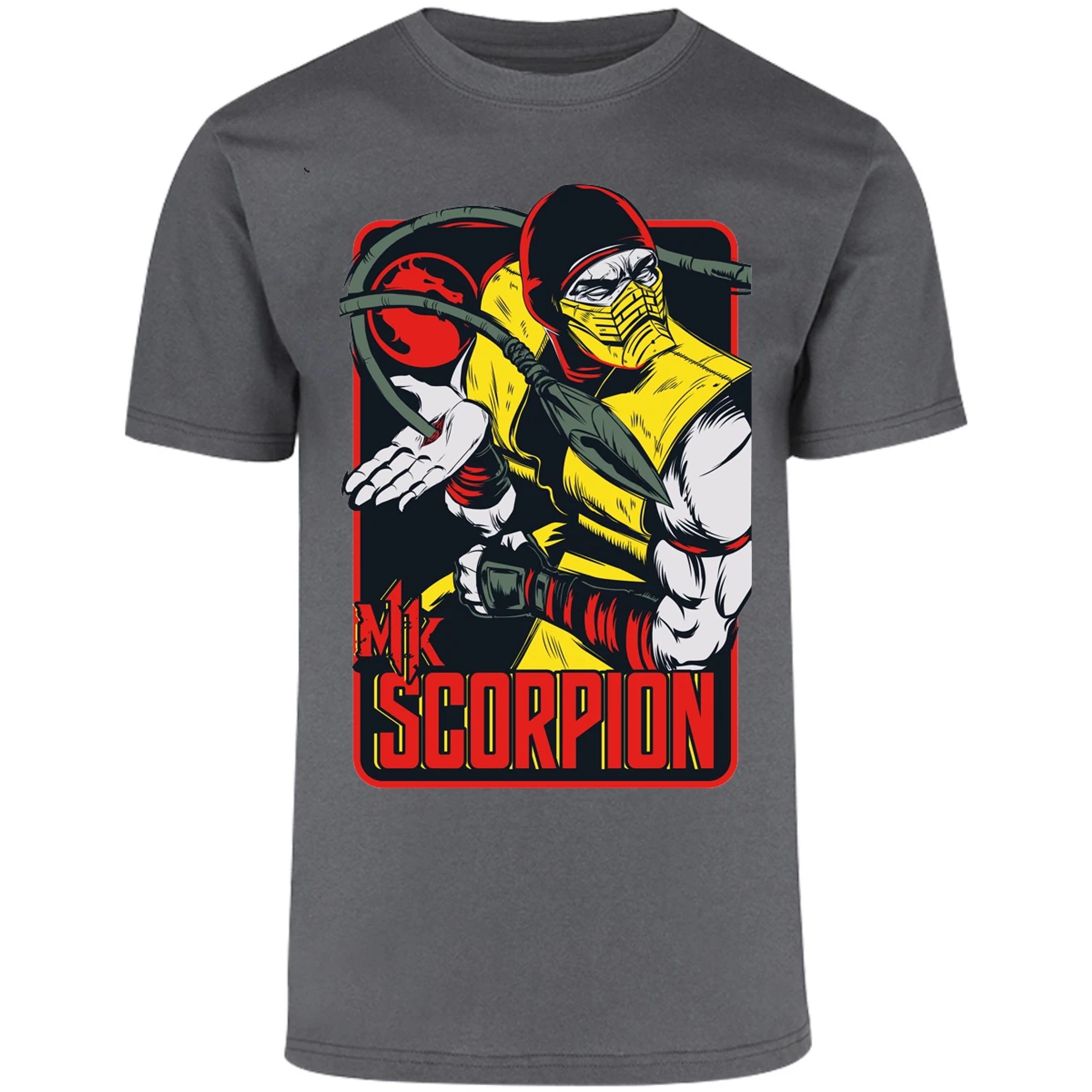 Playera Mortal Kombat Scorpion Retro Mortal Kombat para Adulto 24