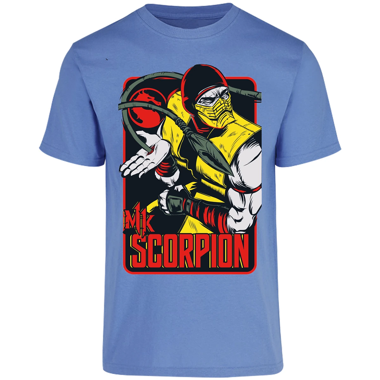 Playera Mortal Kombat Scorpion Retro Mortal Kombat para Adulto 1