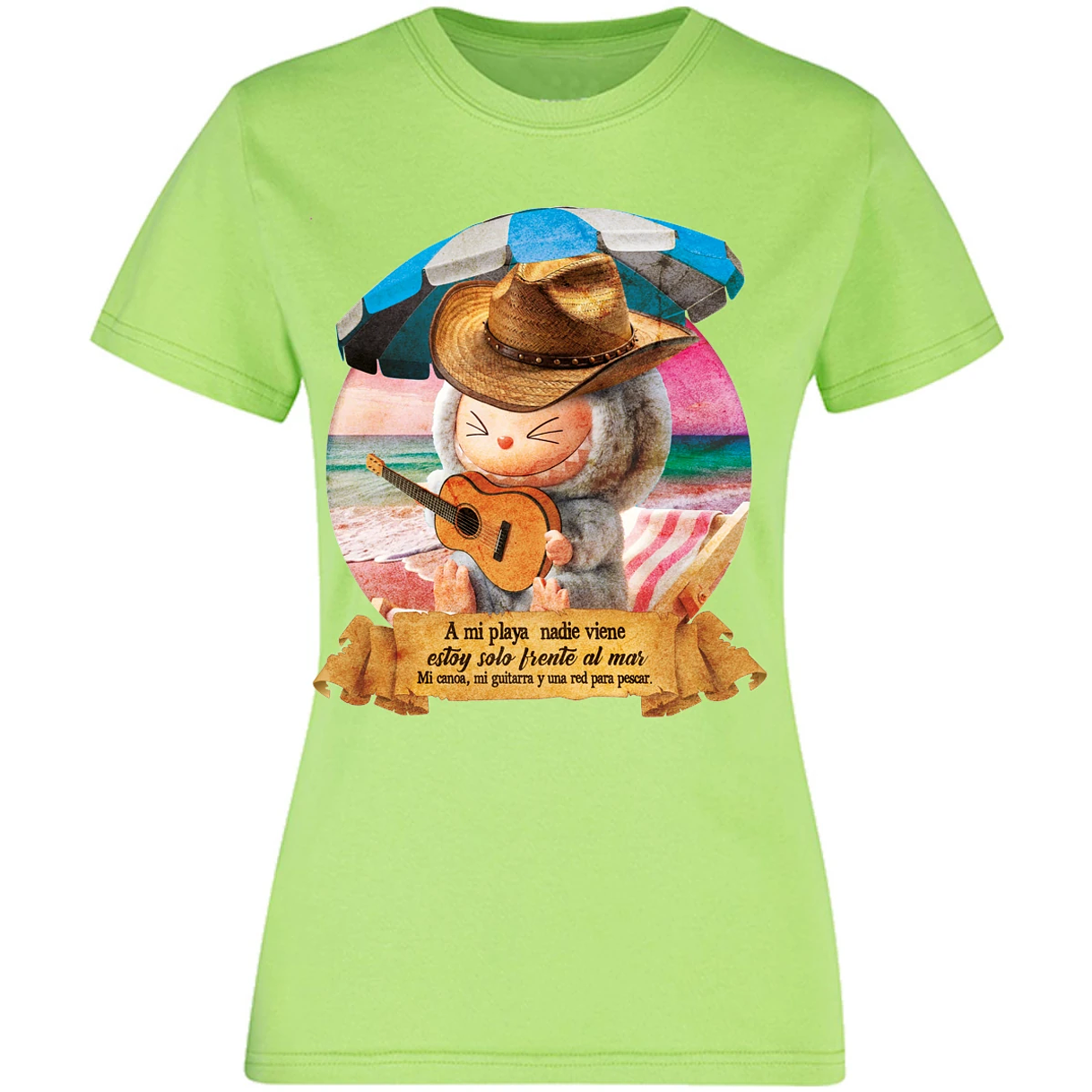 Blusa Labubu Labubus Norteos Mi Playa Blusa para Mujer 9