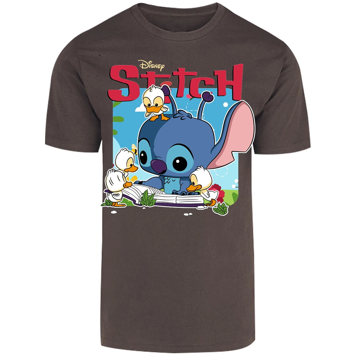 Playera Lilo Y Stitch Stitch Patitos Funko para Adulto 15