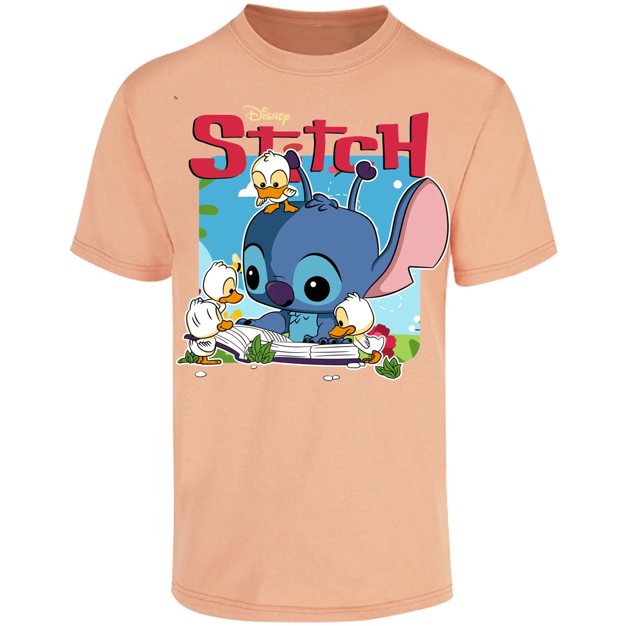 Playera Lilo Y Stitch Stitch Patitos Funko para Adulto 21