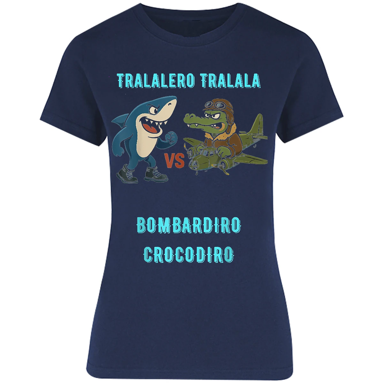 Blusa Memes Bombardiro X Tralalero Blusa para Mujer 13