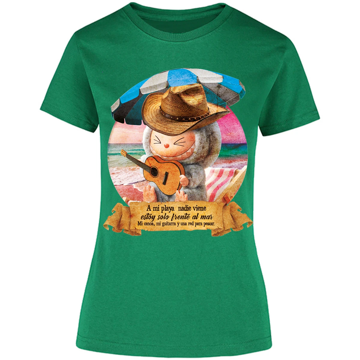 Blusa Labubu Labubus Norteos Mi Playa Blusa para Mujer 14