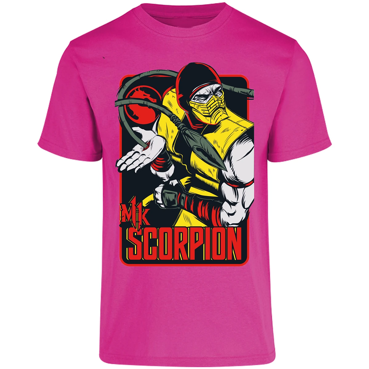 Playera Mortal Kombat Scorpion Retro Mortal Kombat para Adulto 26
