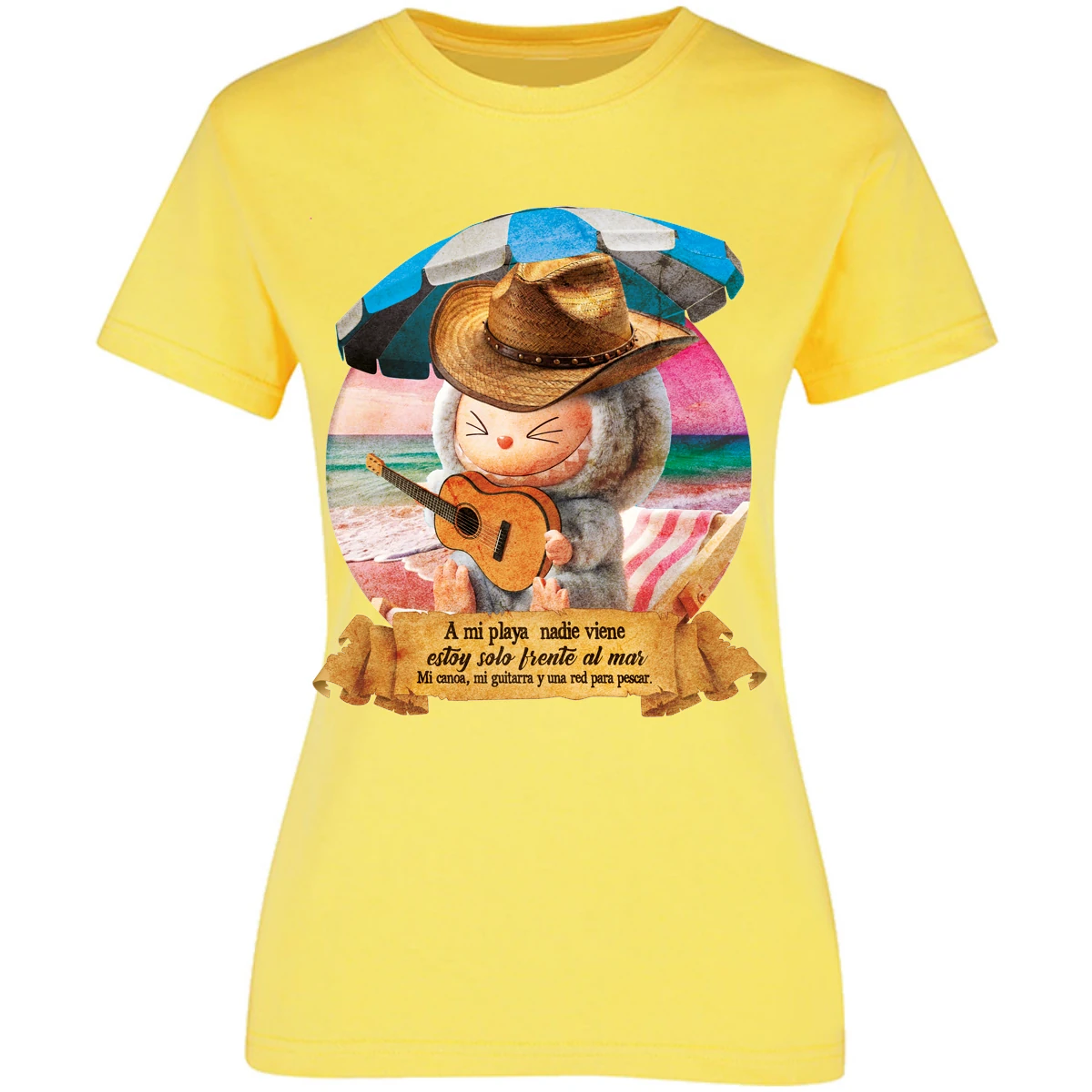 Blusa Labubu Labubus Norteos Mi Playa Blusa para Mujer 1