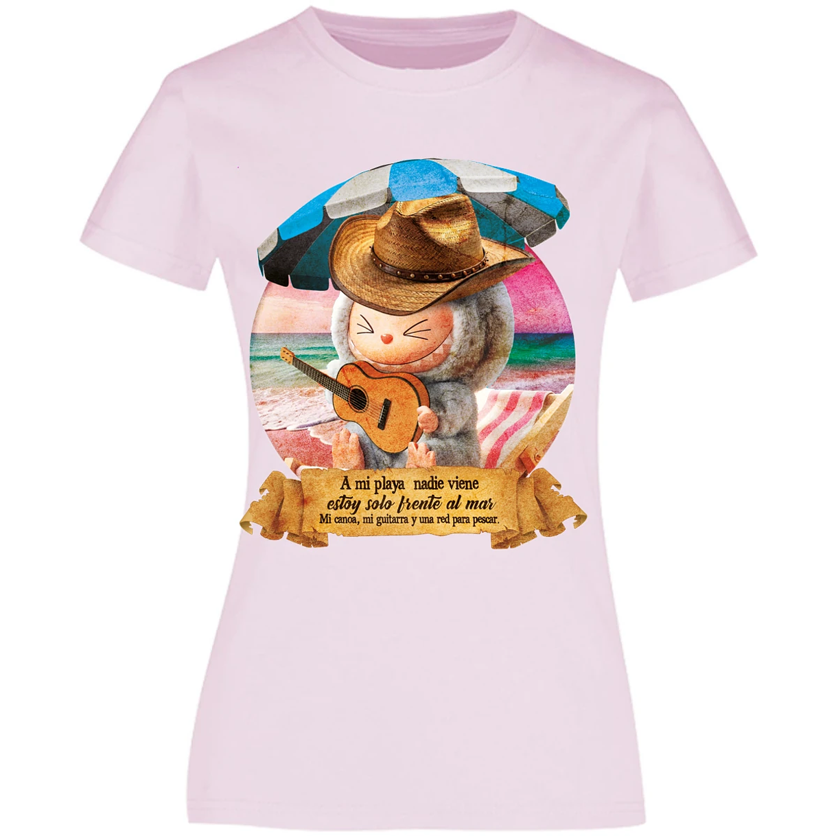 Blusa Labubu Labubus Norteos Mi Playa Blusa para Mujer 4