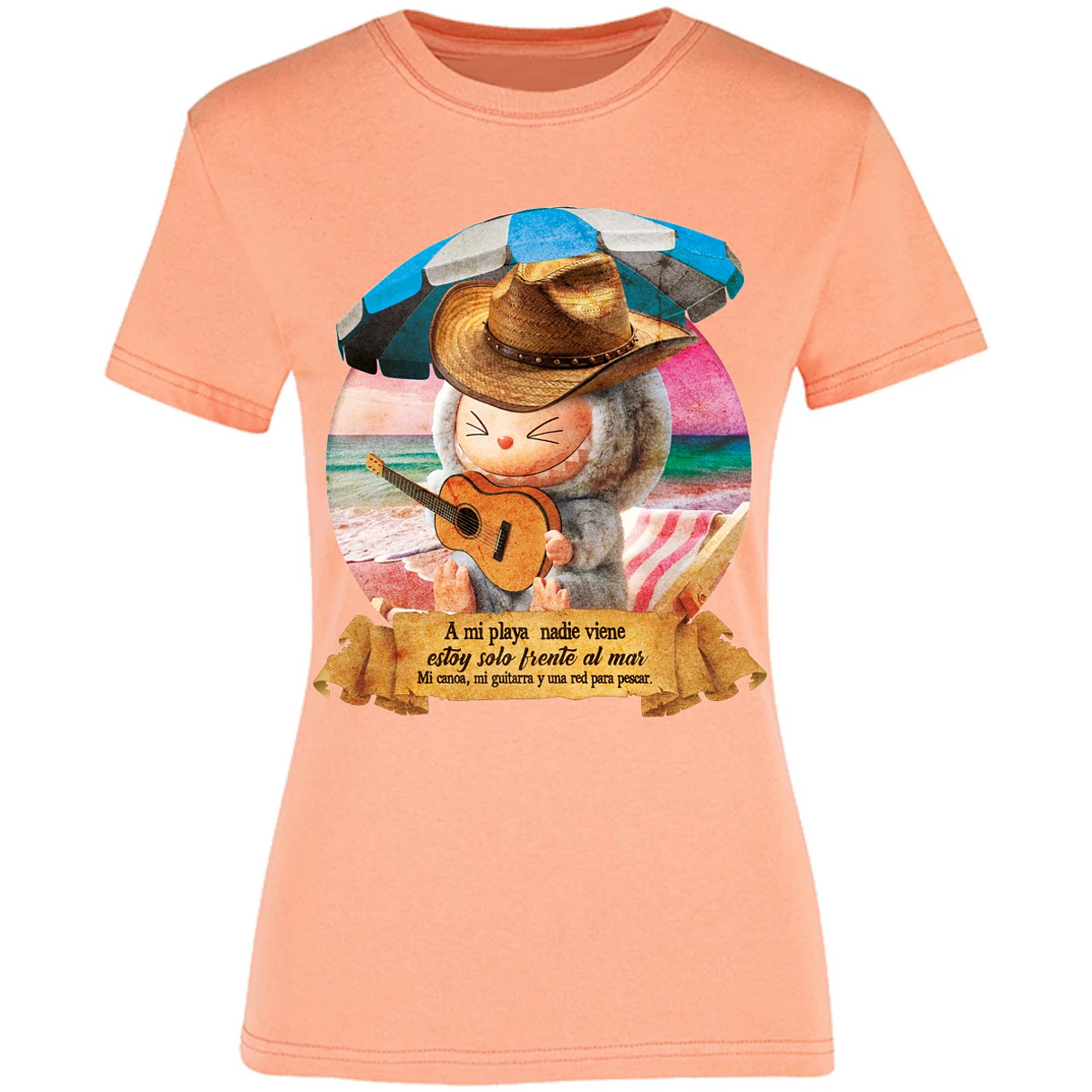 Blusa Labubu Labubus Norteos Mi Playa Blusa para Mujer 5